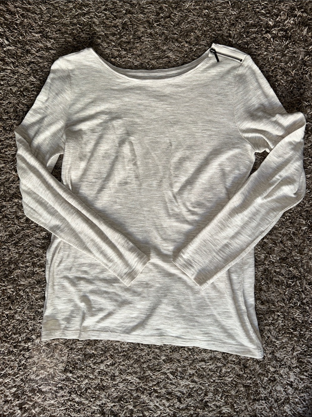 Ann Taylor LOFT Lightweight 100% Cotton Shirt Zipper Detail - Women’s Size Small